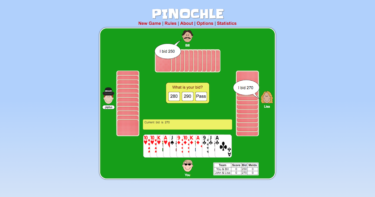 Chiến thuật chơi Pinochle hiệu quả