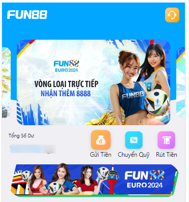 Nạp rút tiền Fun88 cực ổn định